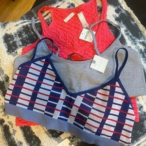 Anthropologie Bralette size L/XL bundle!